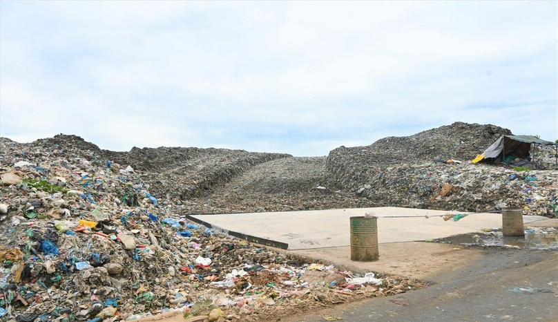 The landfill in Tan Lap 1 commune, Tan Phuoc district, Tien Giang province, southern Vietnam. Photo by The Investor/Thanh Nhan.