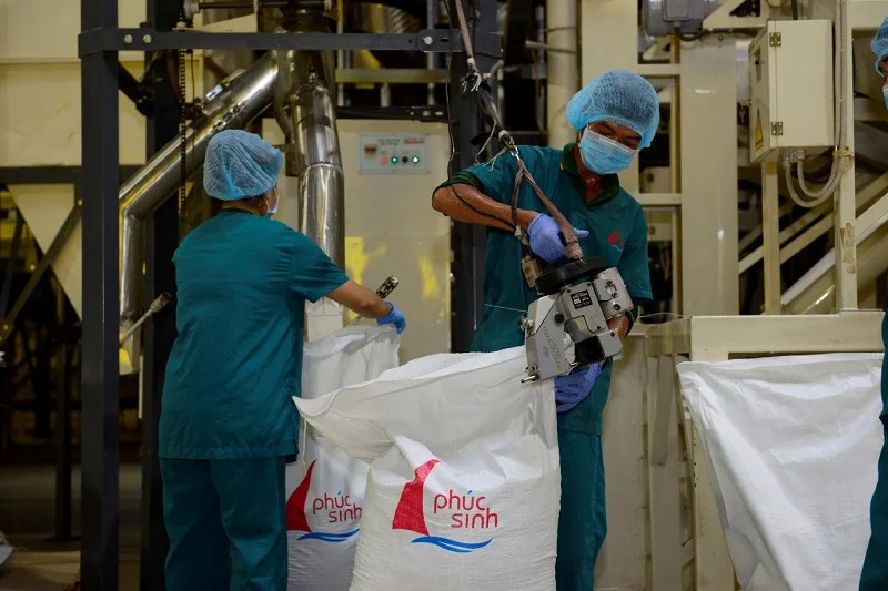 Phuc Sinh Group's workers pack pepper products. Photo courtesy of the group.