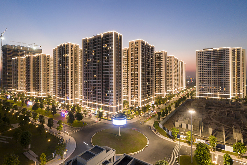 Ocean Park urban area in Gia Lam district, Hanoi. Photo courtesy of Vinhomes.