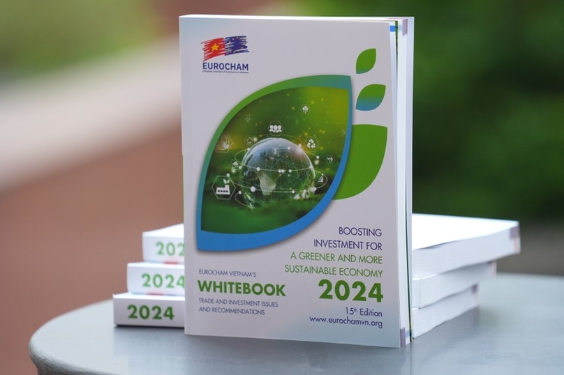 EuroCham Vietnam's 15th Whitebook edition. Photo courtesy of the chamber.