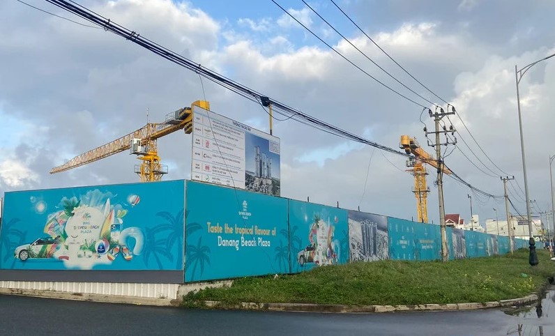 The newly named New Town Hi-end Sport Service and Commercial Urban Area takes shape in Danang, central Vietnam. Photo by The Investor/Thanh Van.