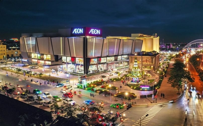 Aeon Mall Hai Phong Le Chan in Hai Phong city, northern Vietnam. Photo courtesy of CafeBiz.