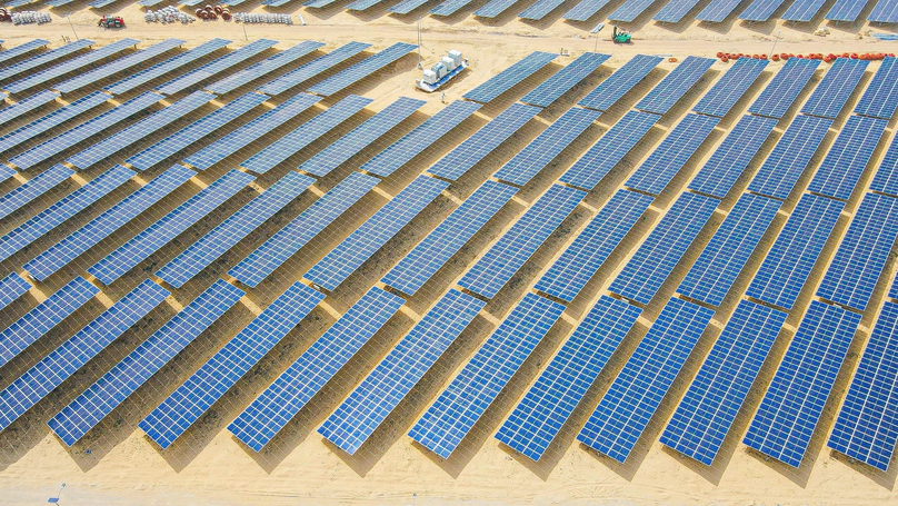 A solar farm run by Bamboo Capital Group. Photo courtesy of the company.