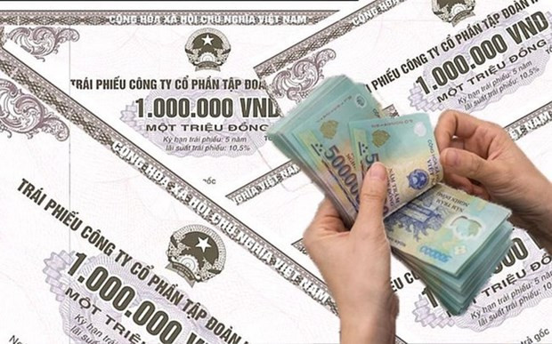 Companies in Vietnam raised a combined VND311.24 trillion ($12.77 billion) from selling bonds in 2023. Photo courtesy of Vietnam News Agency.
