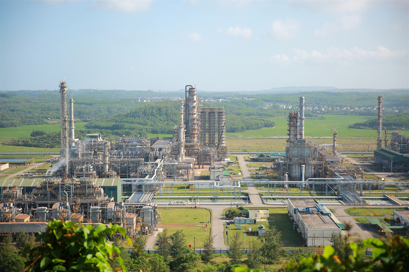 A view of the Dung Quat oil refinery in Quang Ngai province, central Vietnam. Photo courtesy of BSR.