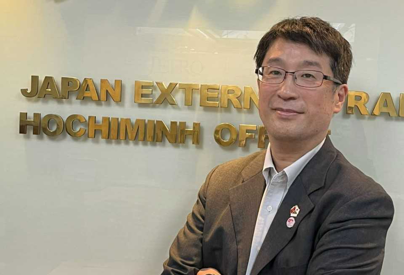 Nobuyuki Matsumoto, head of representative office of JETRO in HCMC. Photo courtesy of the government's news portal.