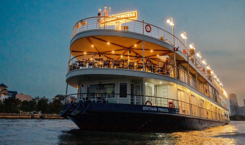 A Ben Thanh Princess cruise on Saigon River, Ho Chi Minh City. Photo courtesy of Ben Thanh Princess.