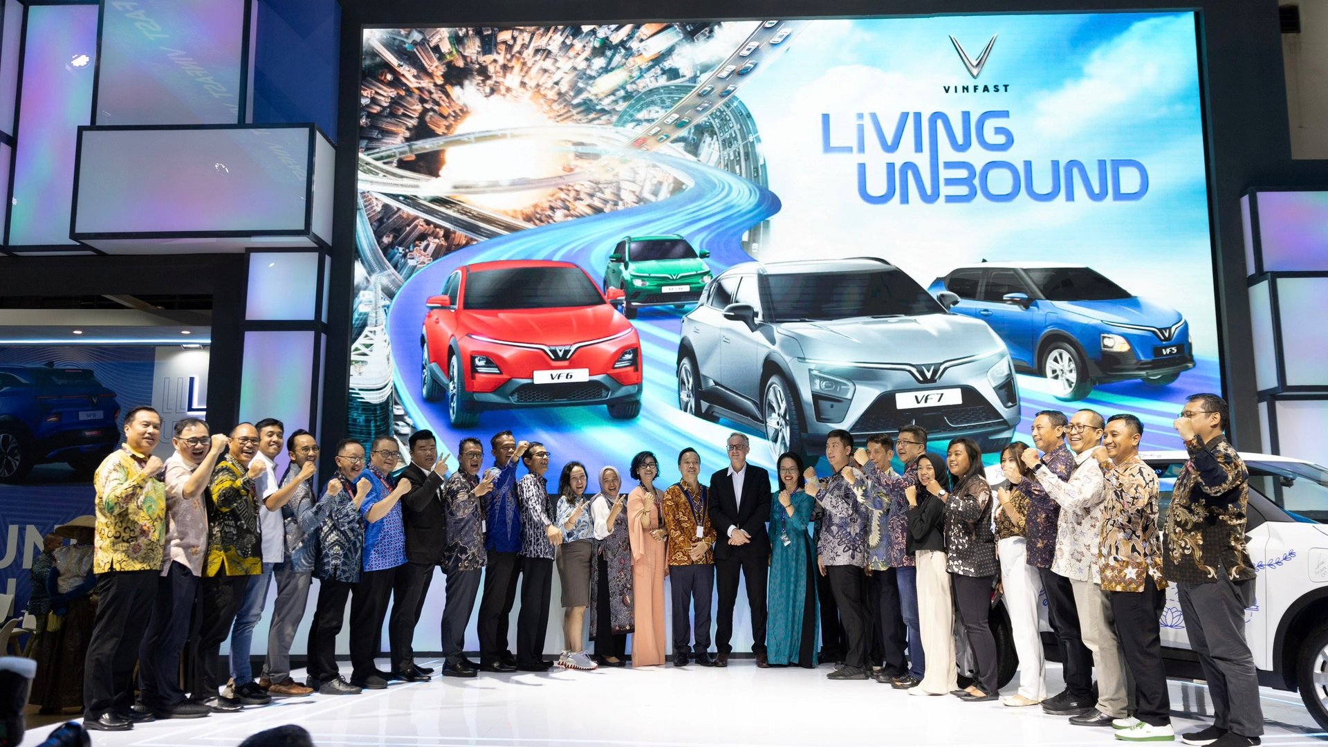 VinFast debuts EVs at the Indonesia International Motor Show (IIMS) 2024 in Jakarta, Indonesia, February 16, 2024. Photo courtesy of VinFast.