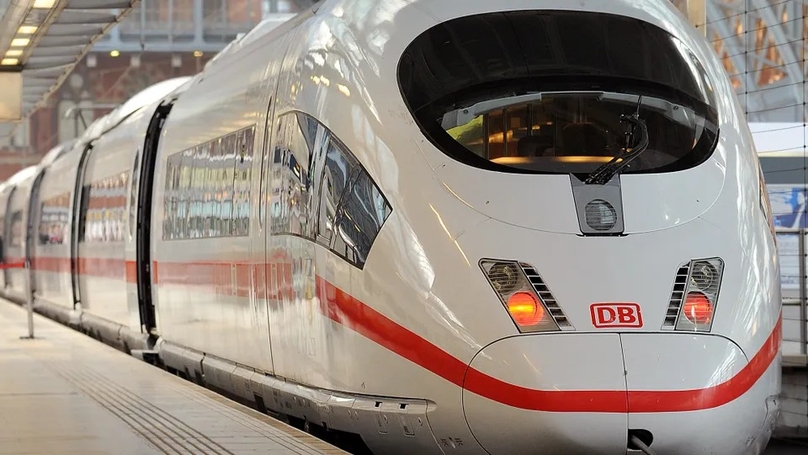  A high-speed ICE train operated by Deutsche Bahn. Photo courtesy of Spiegel.