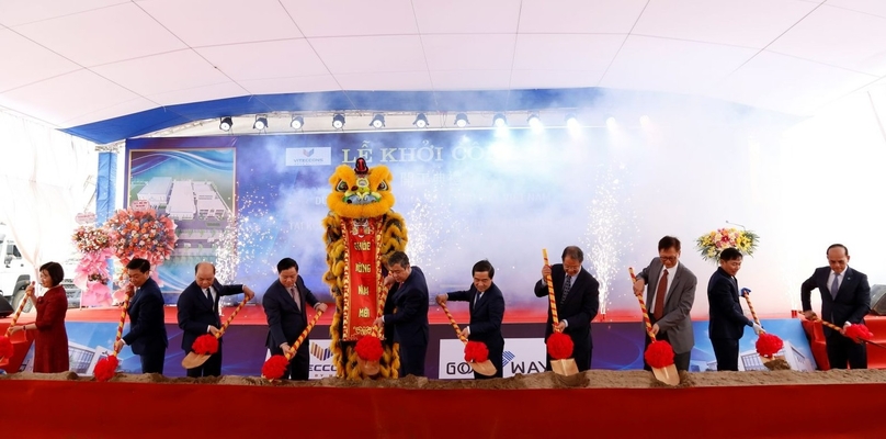 Good Way Technology Vietnam breaks ground on a factory in Thai Binh province, northern Vietnam, February 19, 2024. Photo courtesy of Thai Binh news portal.