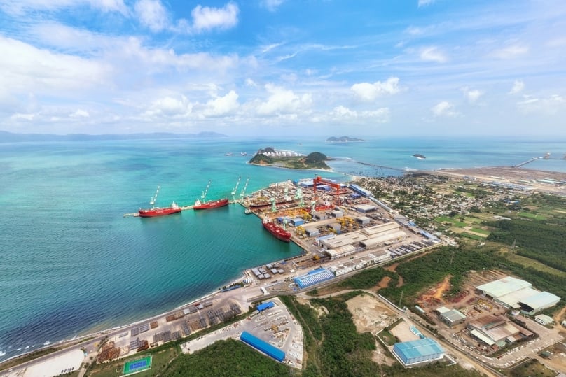  A view of the Van Phong Economic Zone in Khanh Hoa province, central Vietnam. Photo courtesy of Khanh Hoa newspaper.