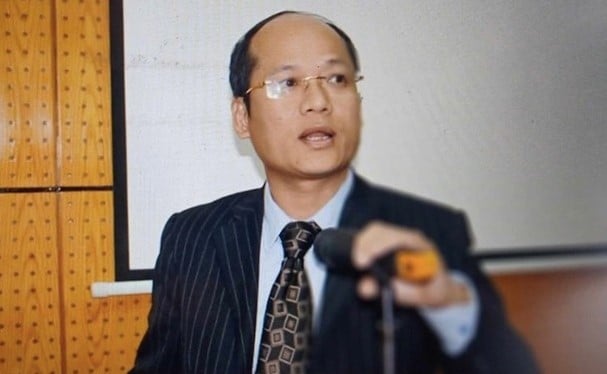 Le Cong Dien, head of the State Securities Commission's Public Company Supervision Department. Photo courtesy of Nguoi lao dong (Laborer) newspaper.