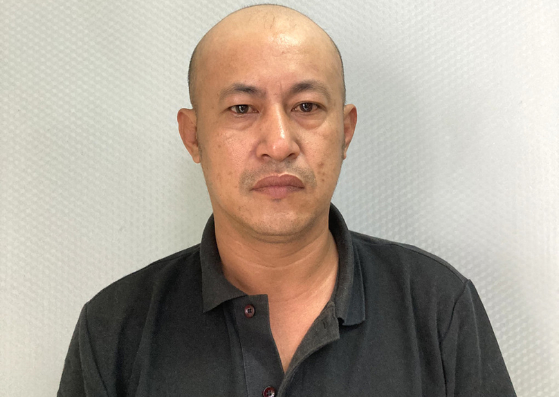 Nguyen Tam Duy, who took undue advantage of a banking error, at the police station in Tan Phu district, Ho Chi Minh City, southern Vietnam. Photo courtesy of the police.