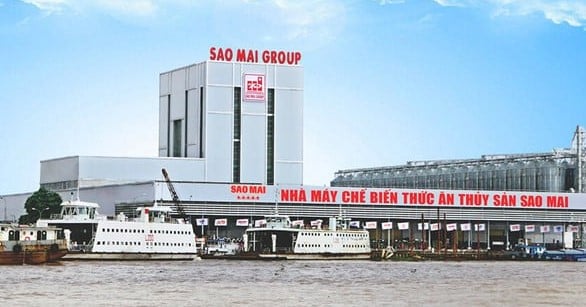 The Sao Mai aquatic feed processing plant of Sao Mai Group in An Giang province, southern Vietnam. Photo courtesy of the group.