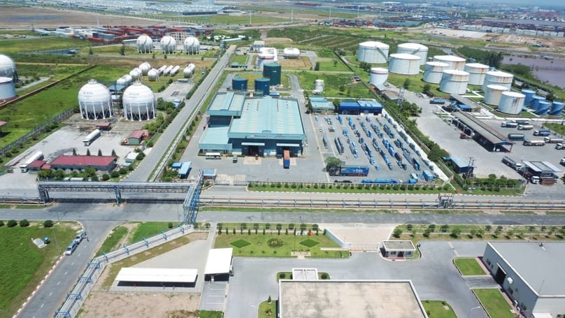 A view of the DEEP C Hai Phong I, within the Dinh Vu-Cat Hai economic zone. Photo courtesy of the government's news portal.