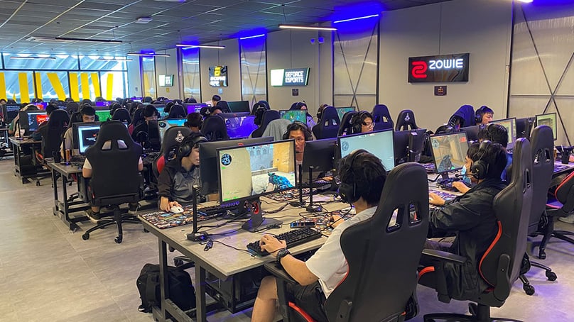 A Vikings Esports studio in Ho Chi Minh City, southern Vietnam. Photo courtesy of Thanh Nien (Young People) newspaper.