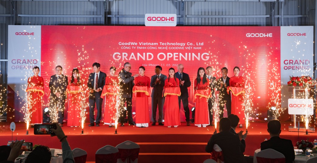  GoodWe opens a factory in Hai Phong city, northern Vietnam, March 11, 2024. Photo courtesy of GoodWe.