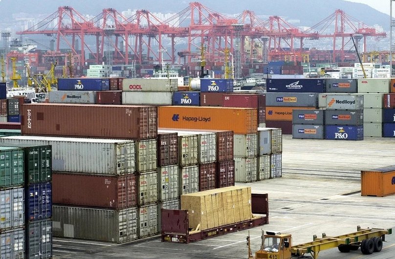 The Port of Busan, the largest port in South Korea. Photo courtesy of AFP.