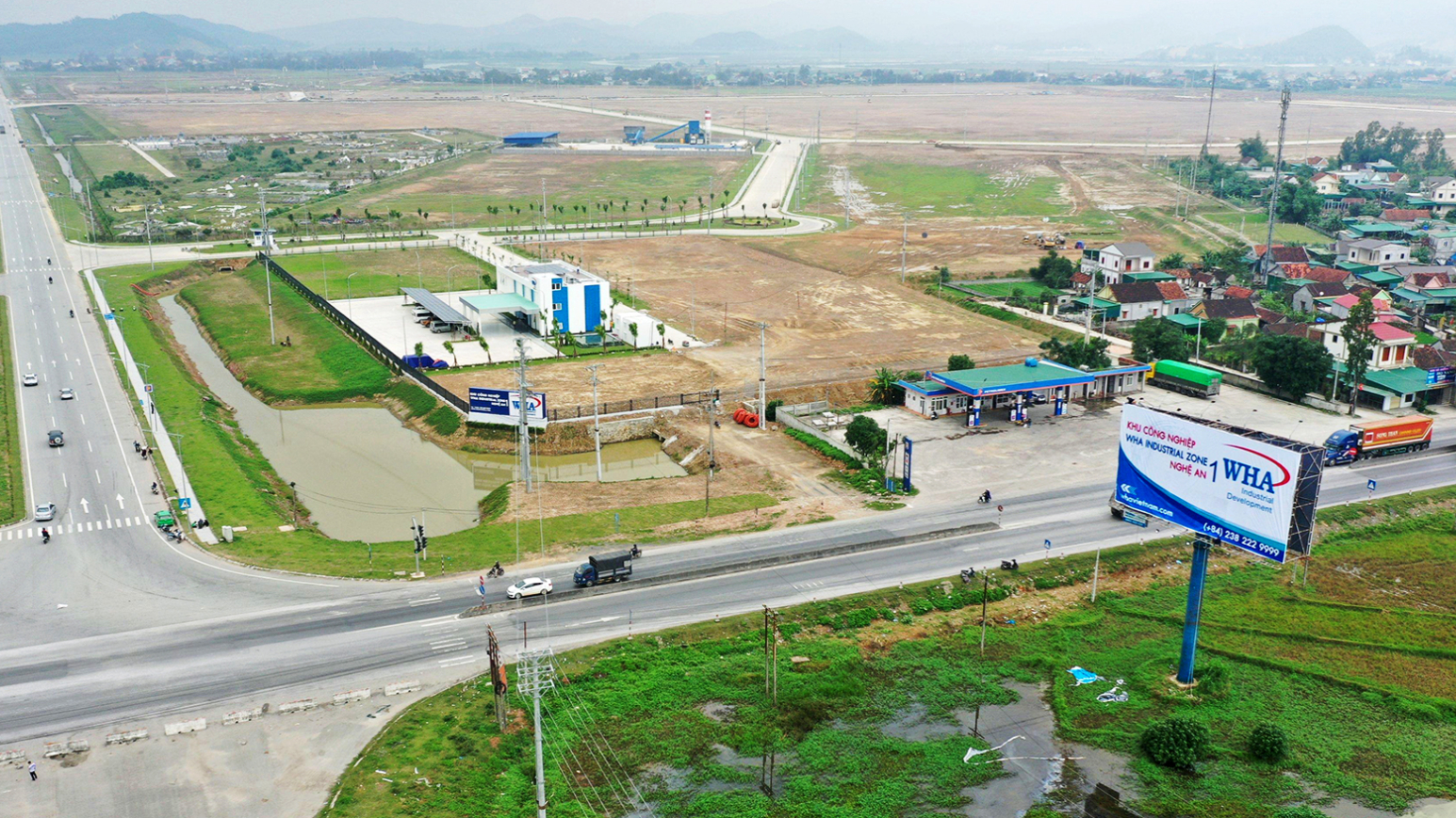 WHA Industrial Zone 1 in Nghe An province, central Vietnam. Photo courtesy of Nghe An newspaper.