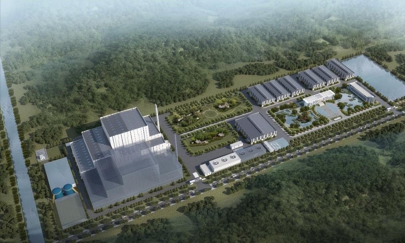 An illustration of BCG Energy's upcoming waste-to-power plant. Photo courtesy of BCG Energy.