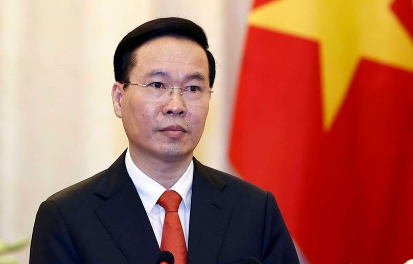 State President Vo Van Thuong. Photo courtesy of Vietnam News Agency.