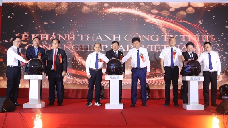 SAB Industrial (Vietnam) opens a factory in Thanh Hoa province, central Vietnam, on March 20, 2024. Photo courtesy of Thanh Hoa newspaper.