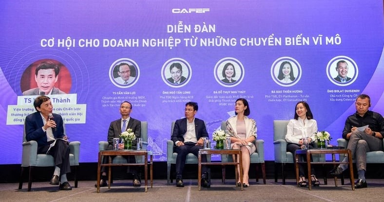 Experts share views on the real estate market at a forum on March 26, 2024. Photo by The Investor/Quang Tuyen.