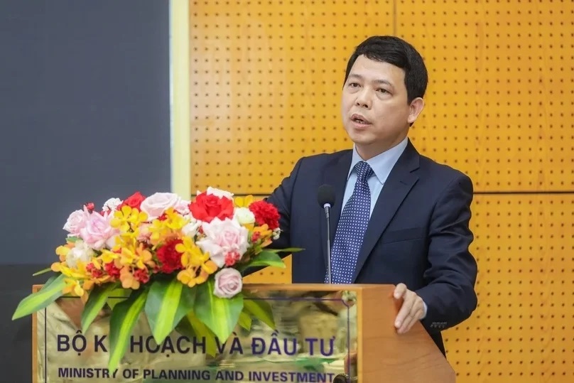 Vũ Văn Chung, Phó Cục trưởng Cục Đầu tư nước ngoài (FIA), Bộ Kế hoạch và Đầu tư.  Ảnh Chủ đầu tư/Trọng Hiếu.