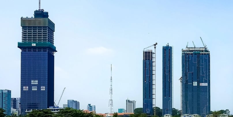 A real estate project is under construction in Ho Chi Minh City, southern Vietnam. Photo by The Investor/Vu Pham.
