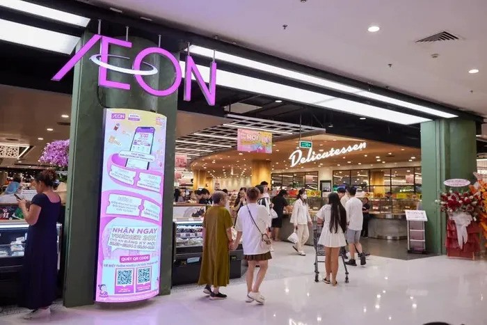 The Aeon Nguyen Van Linh supermarket is located at Crescent Mall shopping center, District 7, HCMC. Photo courtesy of Aeon Vietnam.