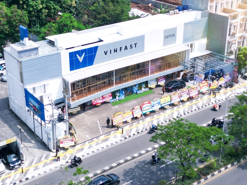 A VinFast showroom in Jakarta, Indonesia. Photo courtesy of VinFast.
