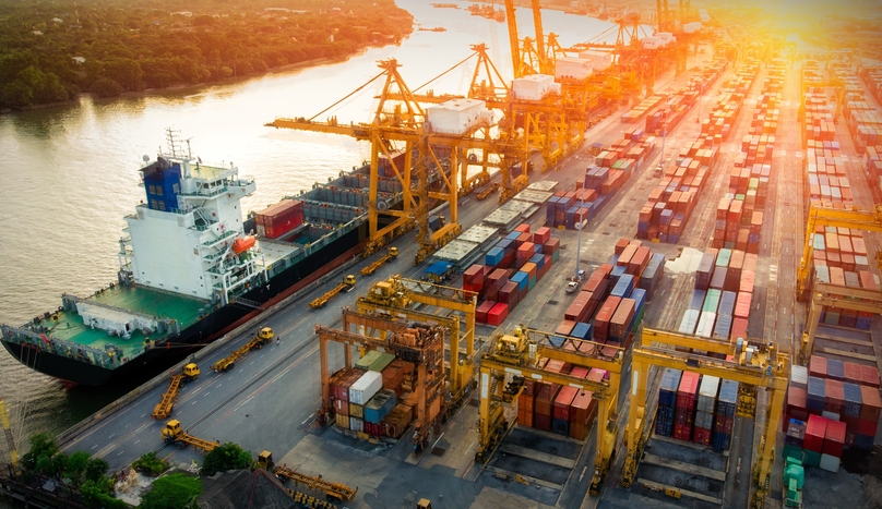 Vietnam's Q1 exports and imports’ rise at the fastest pace since 2021, being a key driver for the robust GDP growth outcome in Q1/2024. Photo courtesy of UOB.