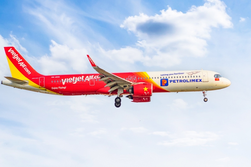 A Vietjet aircraft. Photo courtesy of the airline. 