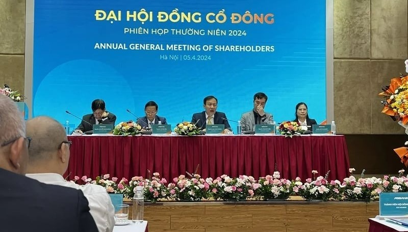 ABBank's annual general meeting of shareholders in Hanoi on April 5, 2024. Photo by The Investor.