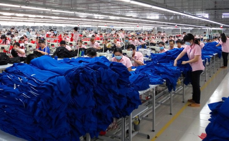 Workers at a factory of Thanh Cong Textile-Garment Investment Trading JSC. Photo courtsy of the company.