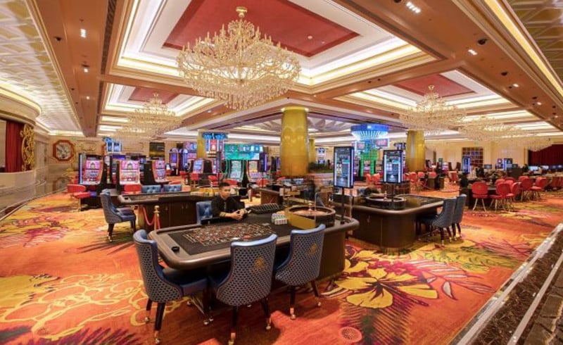 Inside the Corona Casino Phu Quoc, the first establishment to allow Vietnamese people through its doors on Phu Quoc island, southern Vietnam. Photo courtesy of Vinpearl.