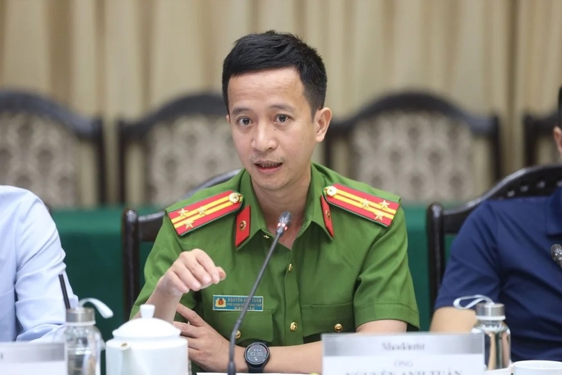 Nguyen Anh Tuan, deputy director of the National Population Database Center under the Ministry of Public Security’s Police Department for Administrative Management of Social Order. Photo by The Investor/Trong Hieu.