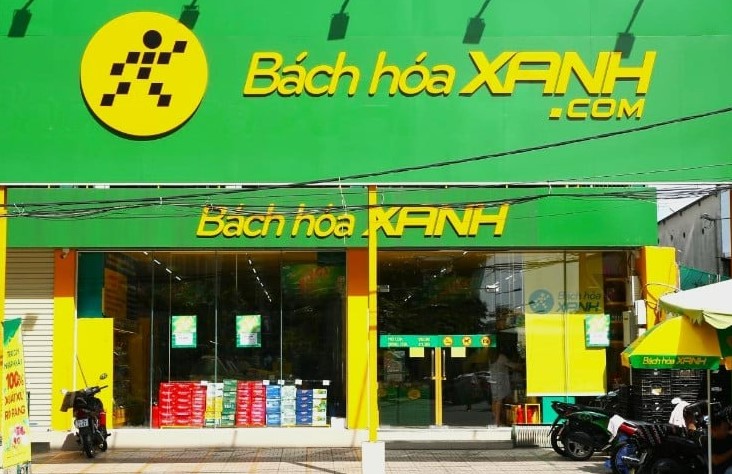A Bach Hoa Xanh grocery store. Photo courtesy of Mobile World.