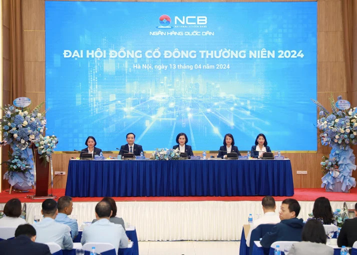 The National Citizen Bank's 2024 annual general meeting (AGM) of shareholders in Hanoi on April 13, 2024. Photo courtesy of the bank.