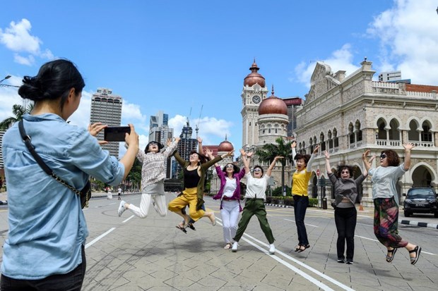  Chinese tourists in Malaysia. Photo courtesy of Bernama.