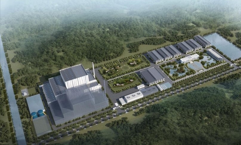 An illustration of BCG Energy's waste-to-power plant in HCMC. Photo courtesy of Bamboo Capital.