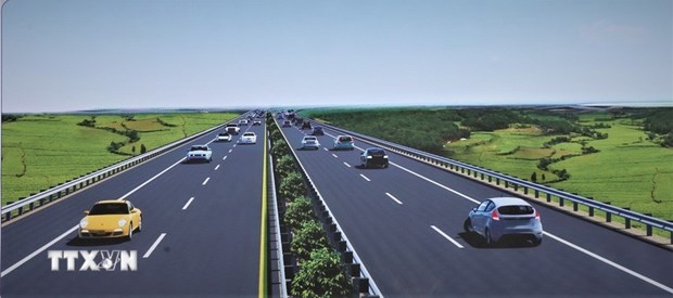  An illustration of an expressway. Photo courtesy of Vietnam News Agency.