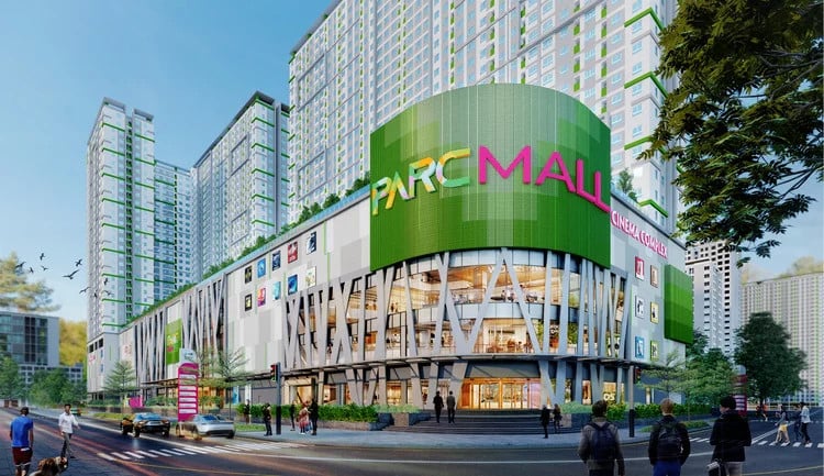 An illustration of Parc Mall developed by Van Thai Land. Photo courtesy of the company.