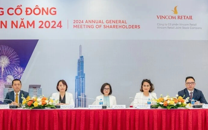  Vincom Retail JSC's Annual General Meeting of Shareholders, Hanoi, April 23, 2024. Photo courtesy of Vincom Retail.