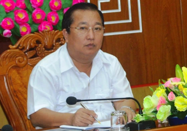 Former chairman of Soc Trang province Tran Van Chuyen. Photo courtesy of Soc Trang newspaper.