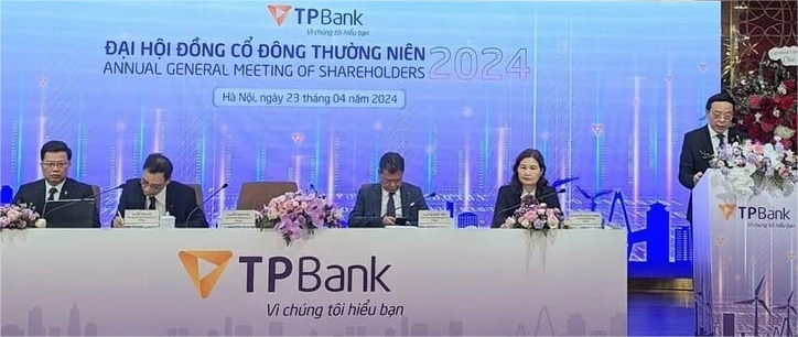 The 2024 AGM of TPBank in Hanoi on April 23, 2024. Photo courtesy of the bank.