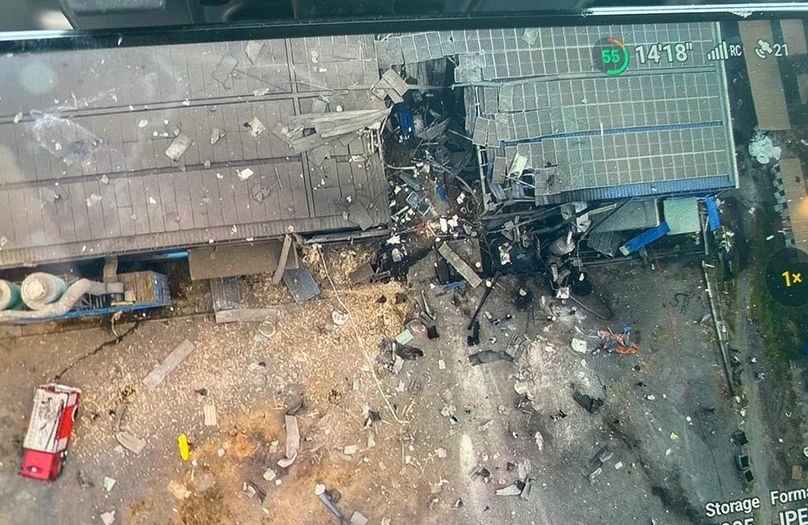 Six people died and five others were injured in a boiler explosion at the factory operated by Binh Minh Wood Production and Trading Company Limited in Vinh Cuu district, Dong Nai province, southern Vietnam, May 1, 2024. Photo courtesy of the government's news portal.