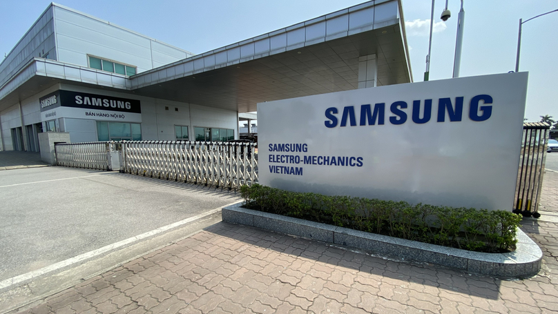 Samsung Electro-Mechanics factory in Thai Nguyen province, northern Vietnam. Photo courtesy of kmr.com.vn website.