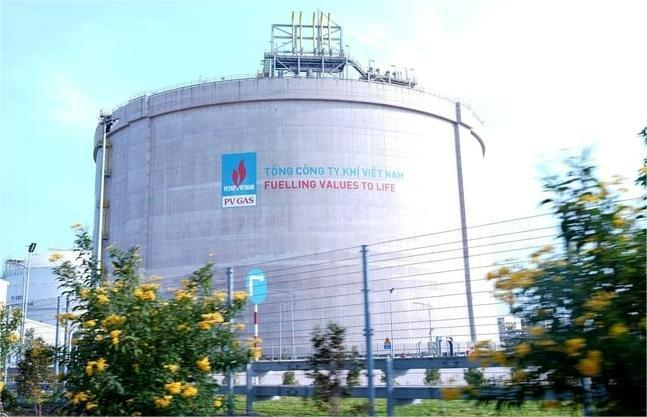 A PV Gas storage tank. Photo courtesy of the company.
