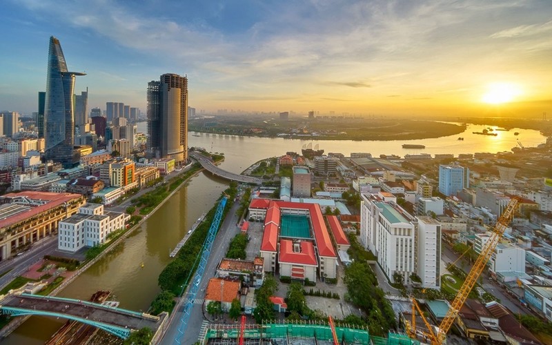  A view of downtown Ho Chi Minh City, Vietnam's southern economic hub. Photo courtesy of the government's news portal.